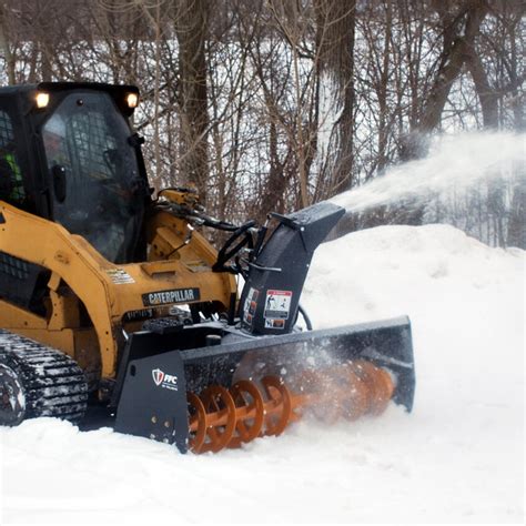 snow blower attachment for a skid steer|bobcat snowblower attachment for sale.